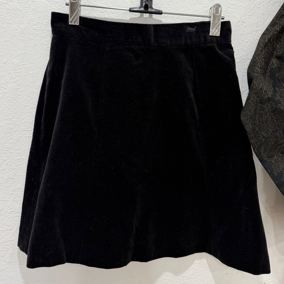 Patty Woodard Dresses & Skirts - Vintage Black Velvet Mini Skirt